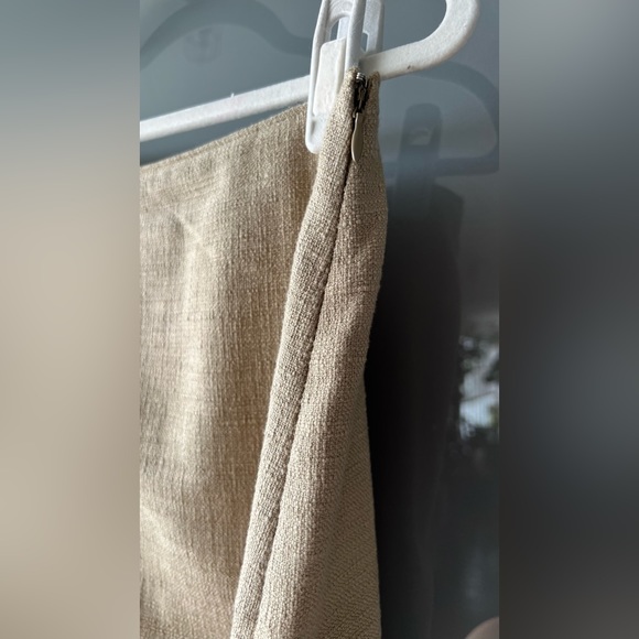 Club Monaco Khaki Mini Skirt Size 10 - Picture 2 of 7